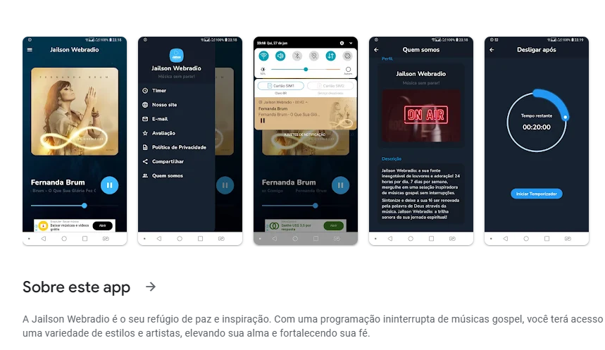 Aplicativos Radioplayer