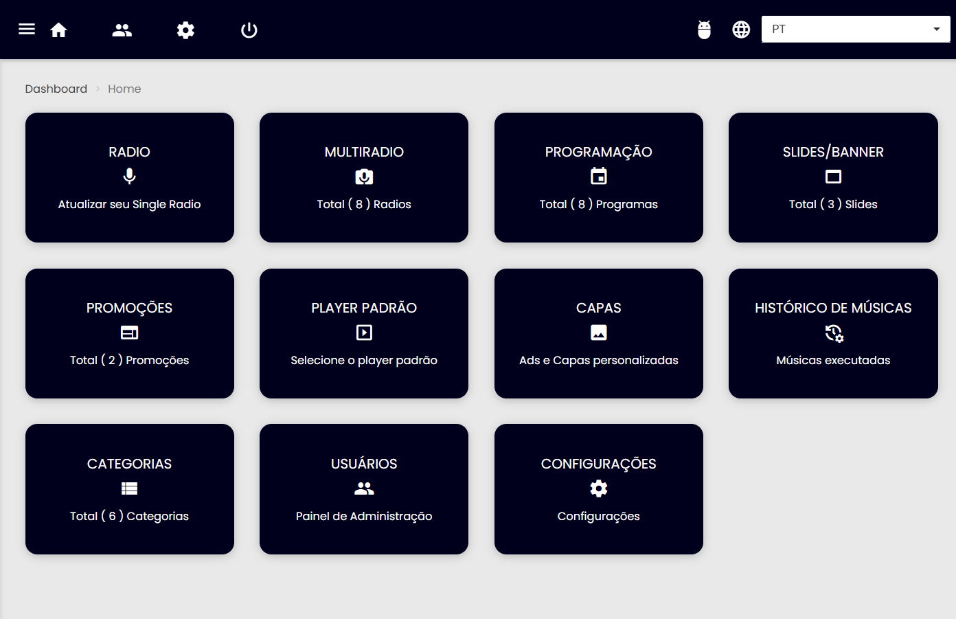 Aplicativos Radioplayer